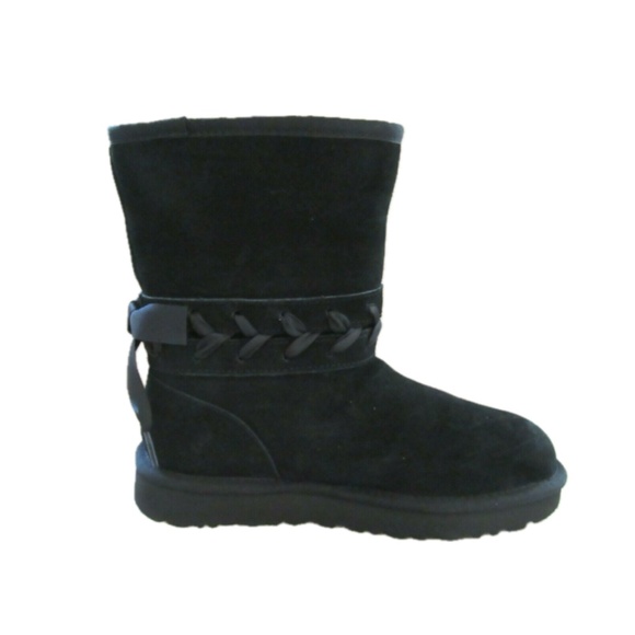 UGG Classic Lace Short boots black 8 - Picture 1 of 14
